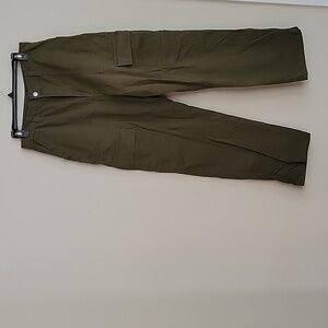 Denim Co Army Green Cotton Cargo Pants Size 10